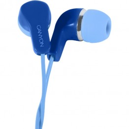 Casti audio Canyon Stereo CNS-CEPM02 Microfon Albastru